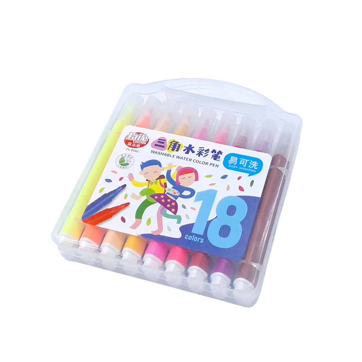 Acuarelas bolígrafos 18 colores - Acuarelas Bolígrafos 18 Colores 