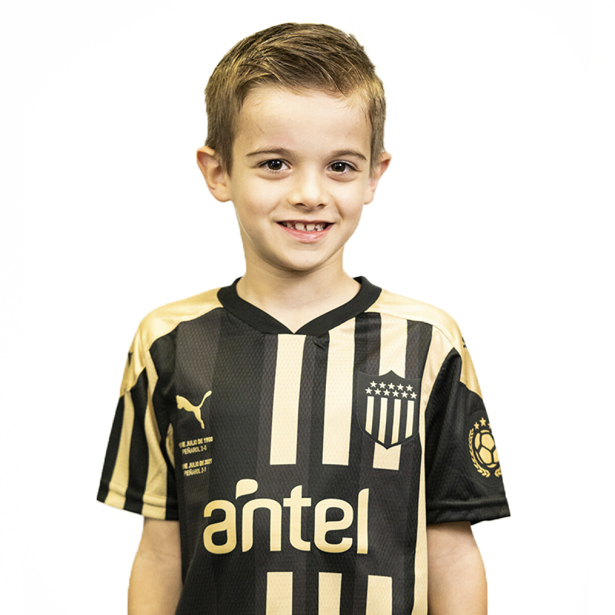 Camiseta De Fútbol Niño Peñarol Curcc Gold 