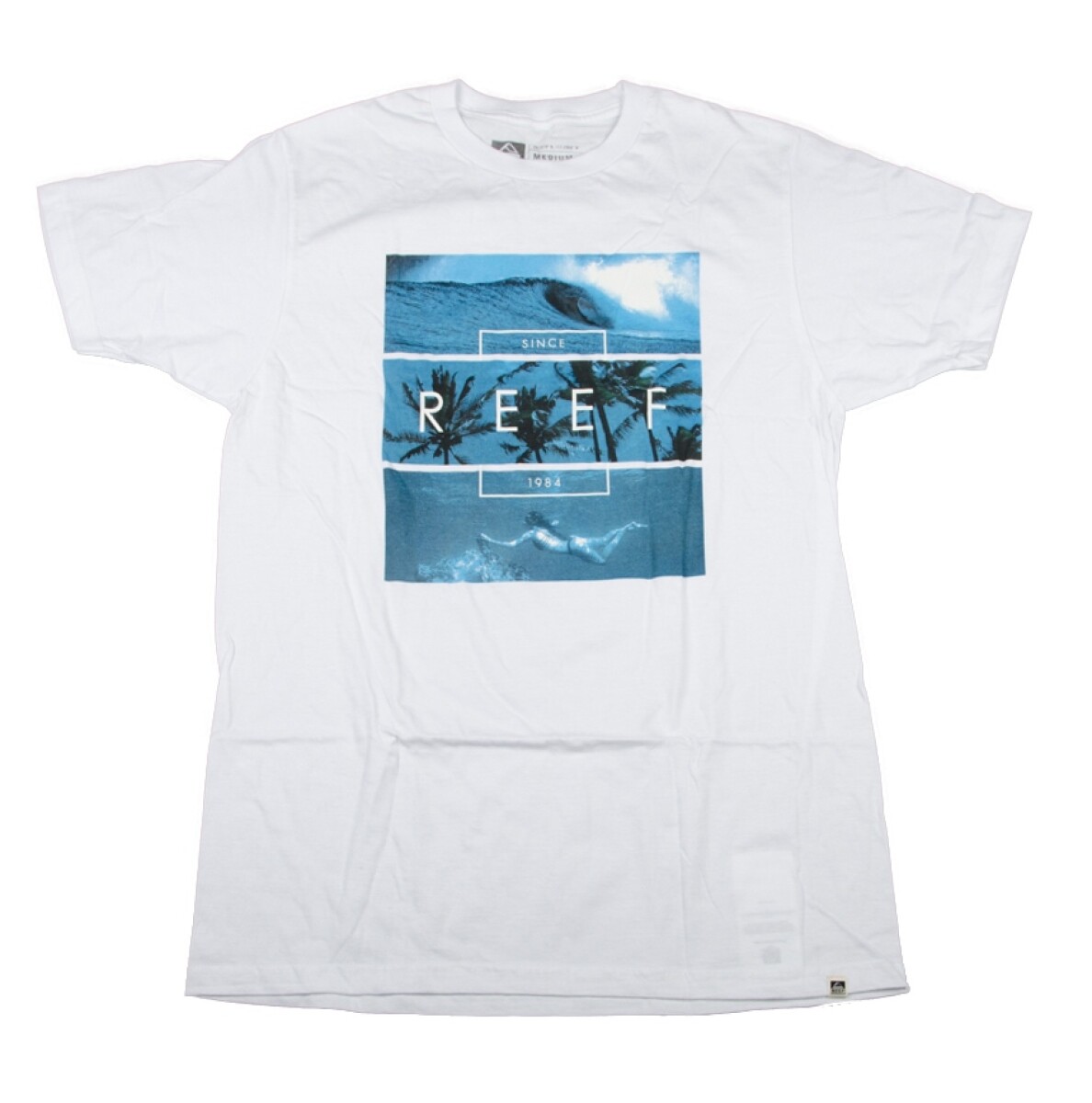 Remera Reef 0A2YDYWHI - WHITE/WHITE 