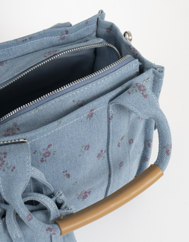 City Cartera City Canvas - Azul Gastado