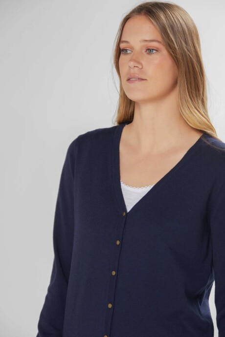CARDIGAN CLÁSICO - Marino CARDIGAN CLÁSICO - Marino
