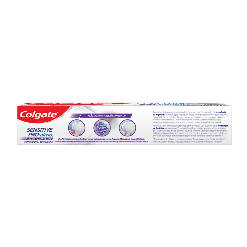 Pasta Dental Colgate Sensitive Pro Alivio Inmediato Whitening 90 GR Pasta Dental Colgate Sensitive Pro Alivio Inmediato Whitening 90 GR