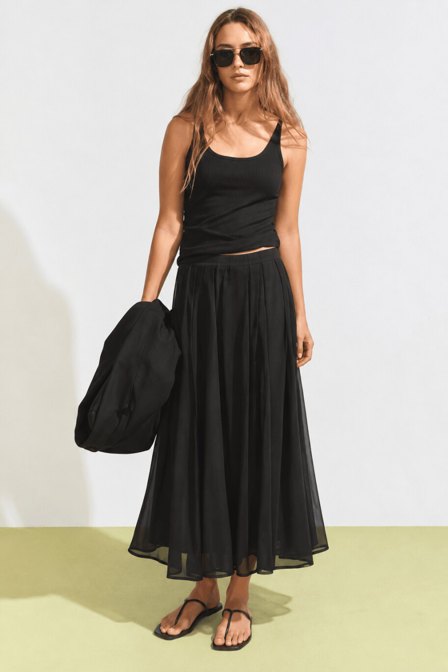 Falda Caoba Negro