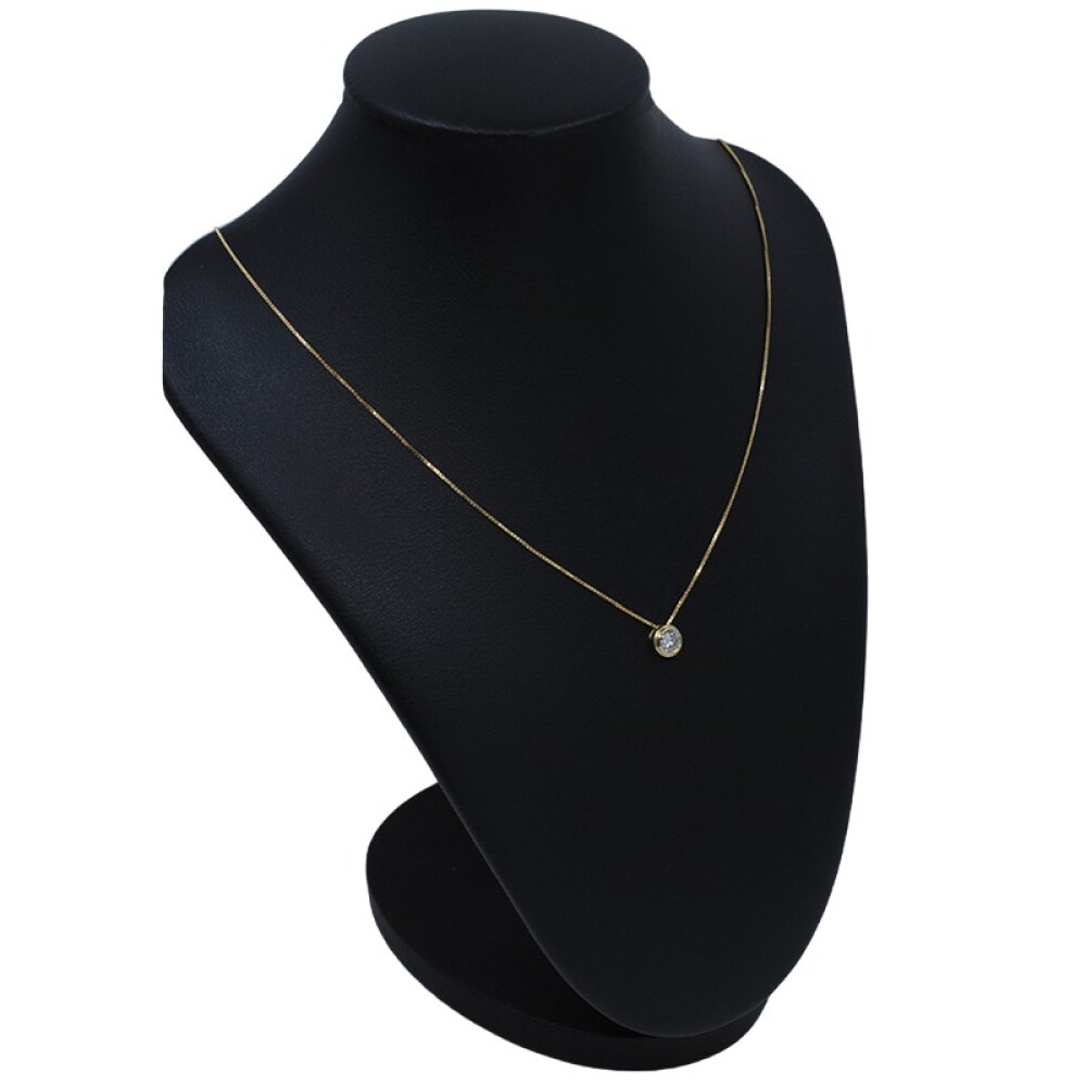 Dije En Oro 18K Y Brillante Dije En Oro 18K Y Brillante
