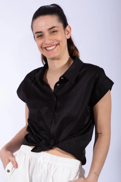 Camisa Lin Negro