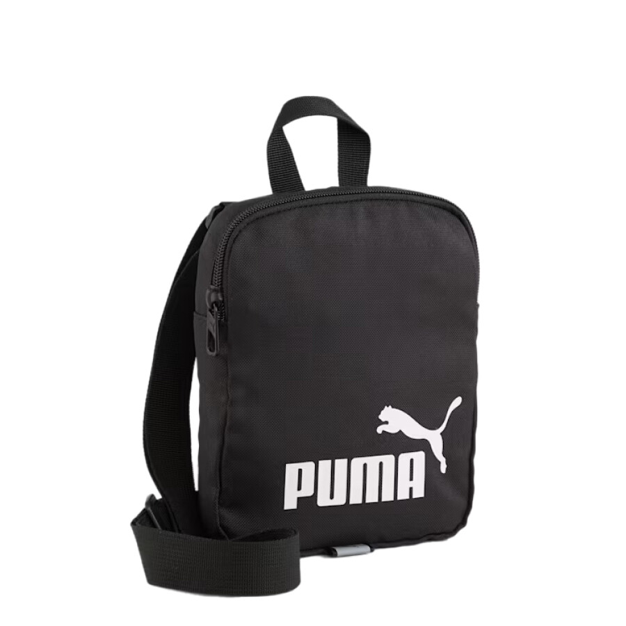 Cartera Puma Bandolera Phase Portable Negro - Blanco