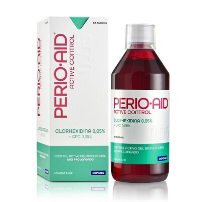 Enjuague Bucal Perio Aid Active Control 0.05% Clorhexidina 500 Ml. Enjuague Bucal Perio Aid Active Control 0.05% Clorhexidina 500 Ml.