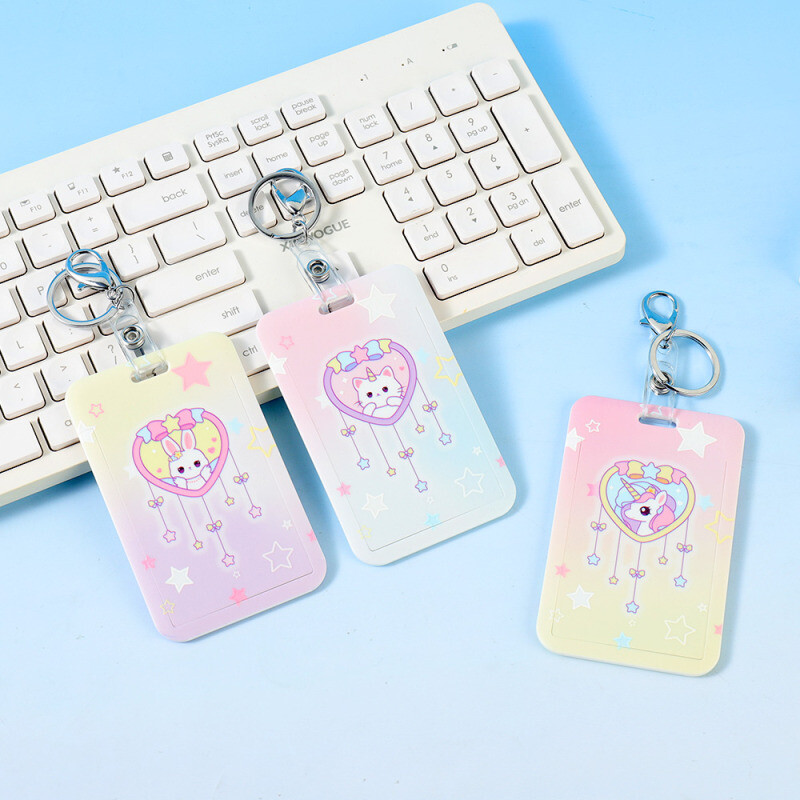 Llavero Porta Tarjeta - Identificación O Bus - Pink #6 Llavero Porta Tarjeta - Identificación O Bus - Pink #6