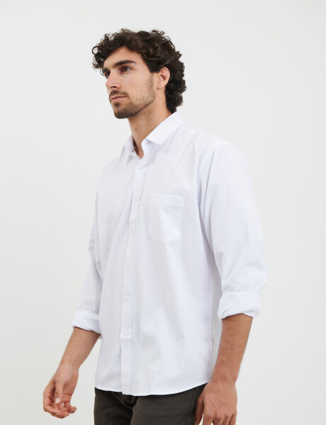 012579 CAMISA HARRINGTON LABEL Blanco