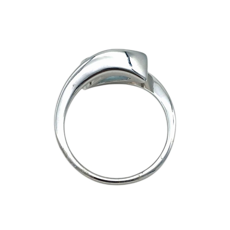 Anillo Gota-Plata 925-Con Aguamarina-AN4648 conpiedra