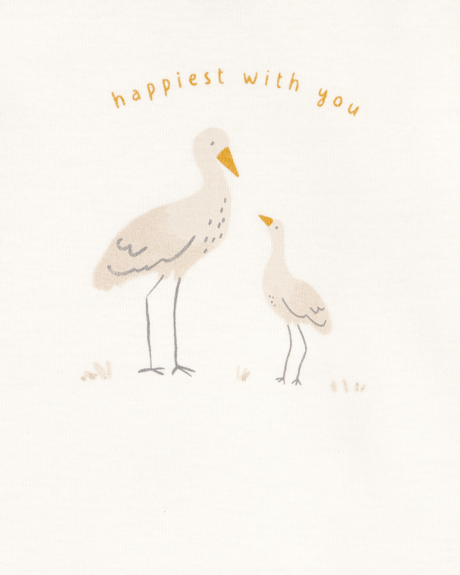 Pack cinco bodies de algodón, manga corta, diseño aves Pack cinco bodies de algodón, manga corta, diseño aves