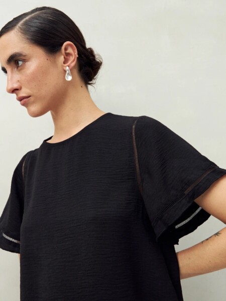 BLUZA D.CASSIN CACTUS NEGRO