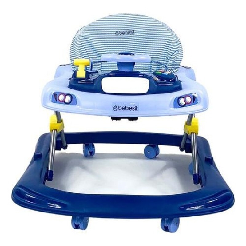 Andador ajustable Bebesit Runner con juegos Azul