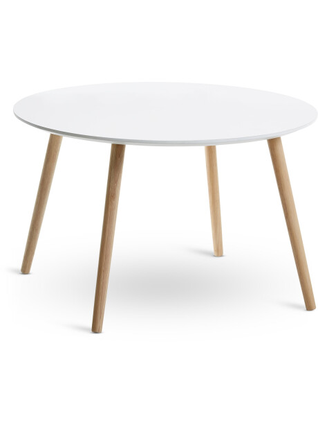 Mesa de centro GALTEN Ø75 blanco Mesa de centro GALTEN Ø75 blanco