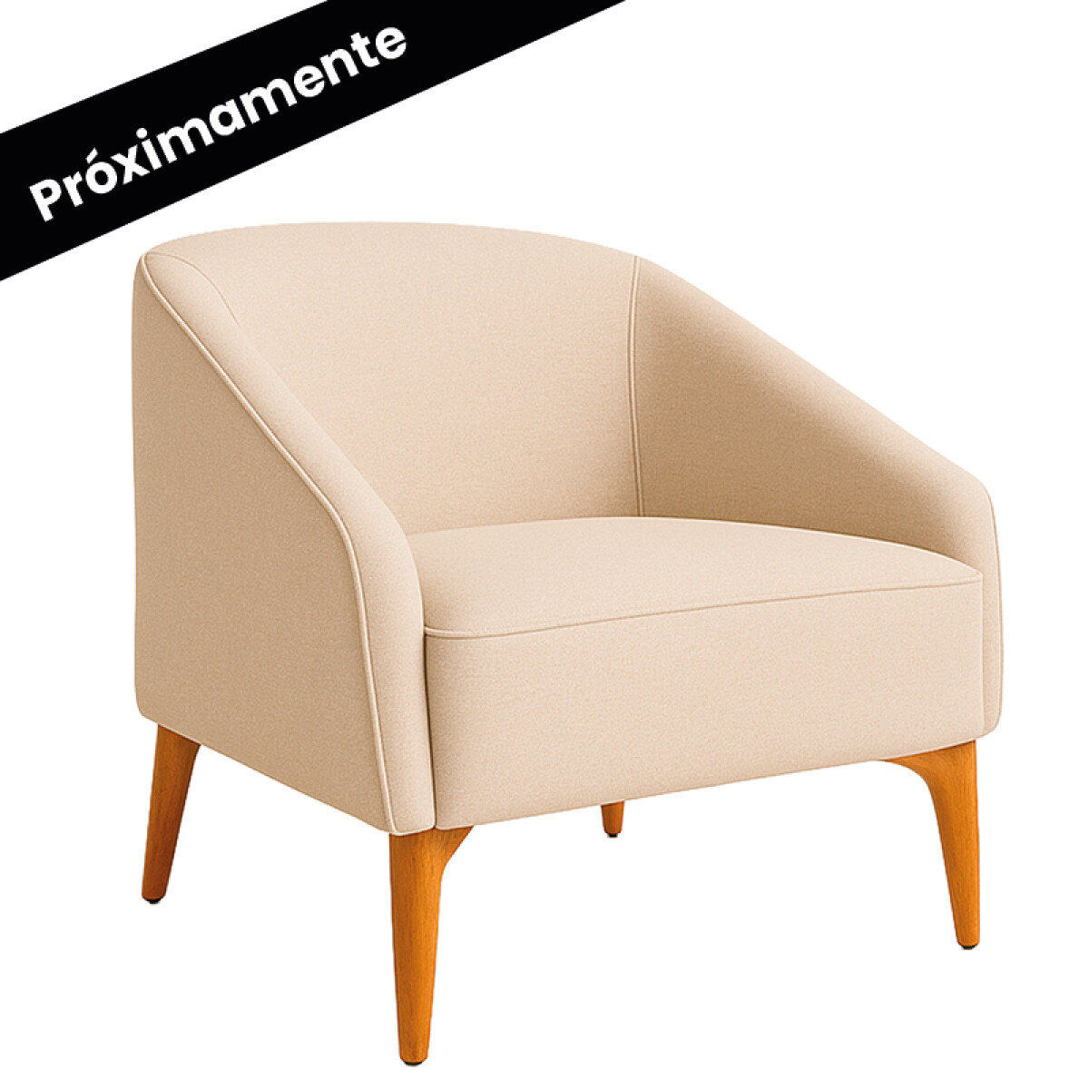 Butaca NS Segovia en Tela - Beige 