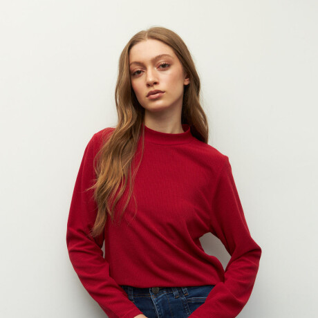POLERA MARCIA Rojo Oscuro