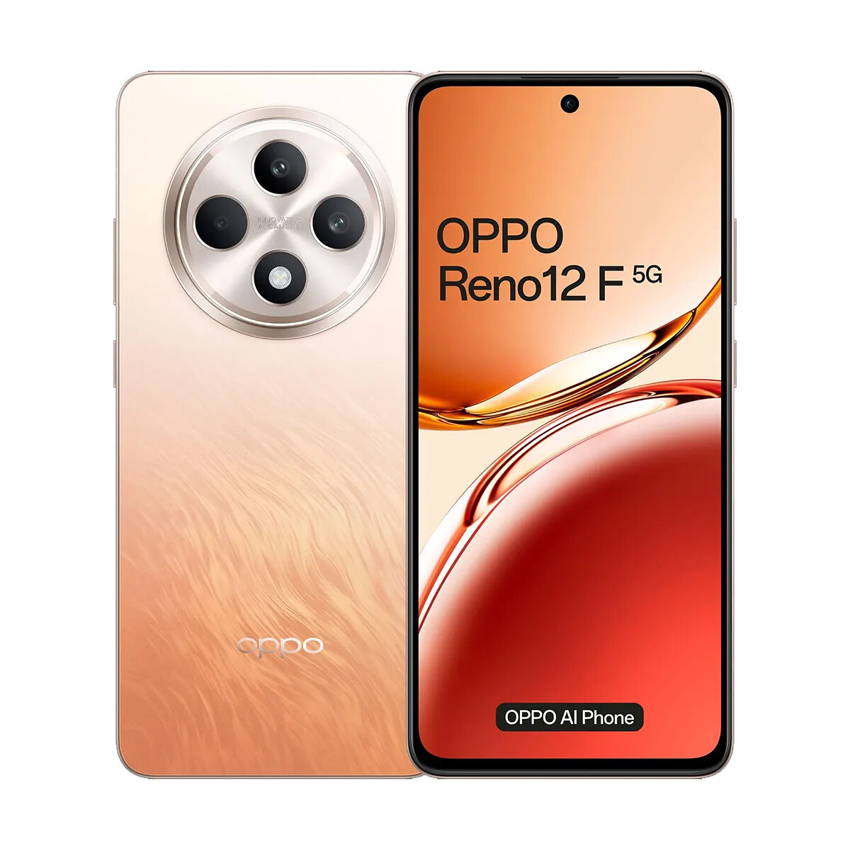 Celular OPPO Reno 12F 256GB 12GB 5G Amber Orange 