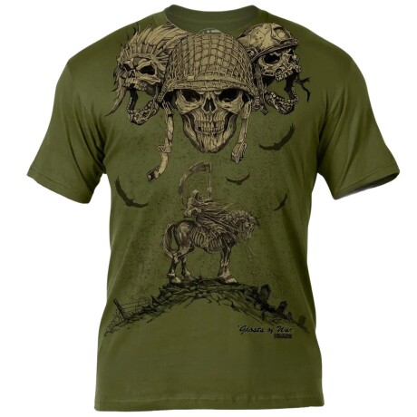 Remera con diseño militar Ghosts of War