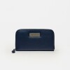 Billetera Mia en cuero graneado Marine Blue