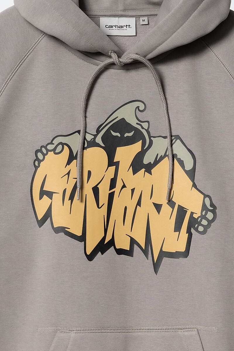 HOODED YUTE SWEAT Gris