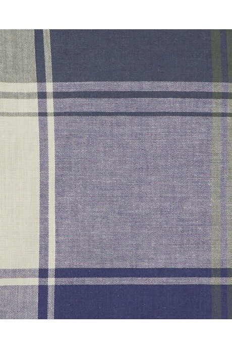 Camisa de algodón mangas ajustables y diseño a cuadros. Talles 2-5T Sin color