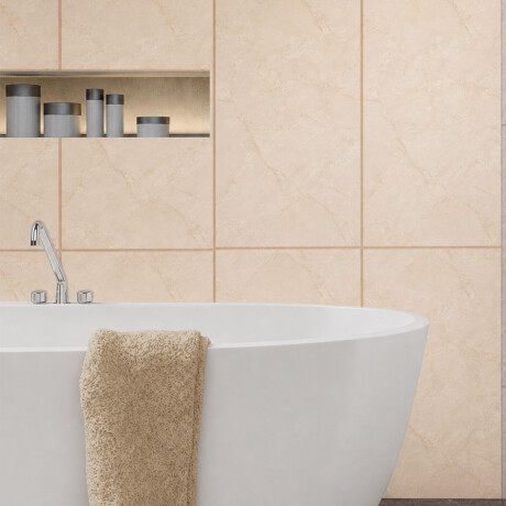 CERÁMICA REVESTIMIENTO 32X56 MATE BEIGE MARMOLADO GAMAS DE BEIGE
