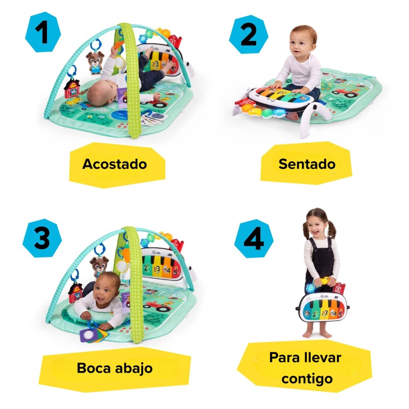 Gimnasio Piano & Drum 4en1 Farm Explorers Baby Einstein Gimnasio Piano & Drum 4en1 Farm Explorers Baby Einstein