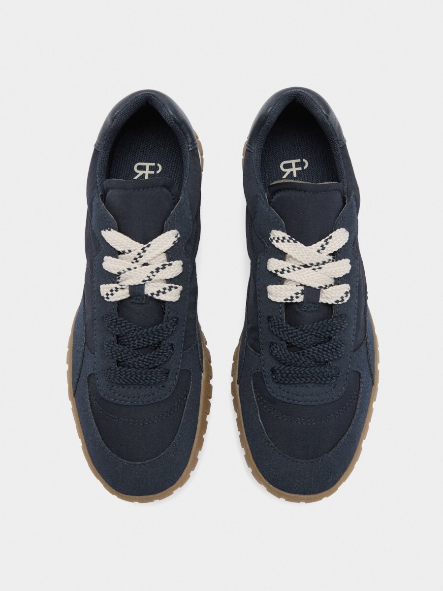 Zapatillas Monocromáticas azul-marino