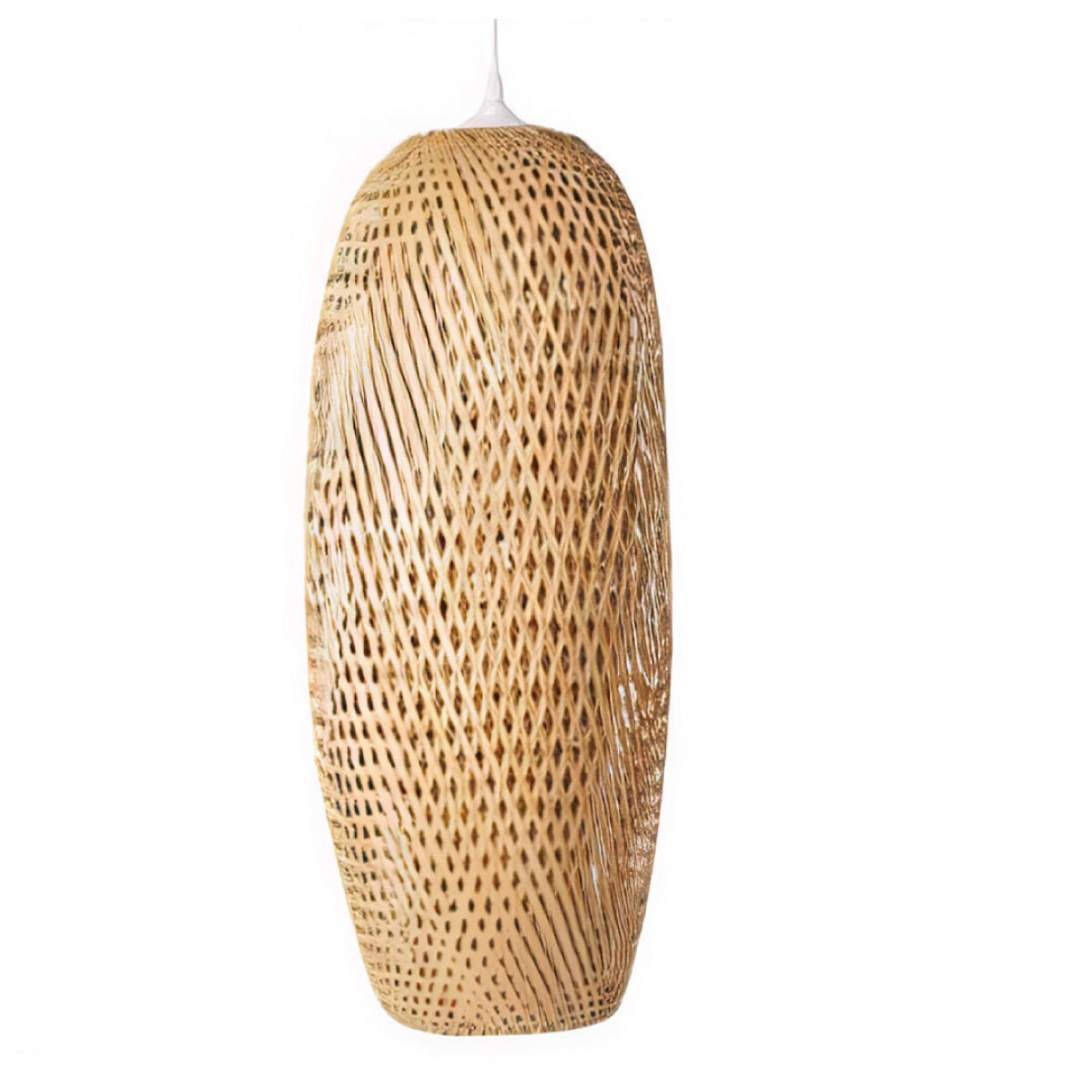 Lámpara de techo Jambi en bambú grande 