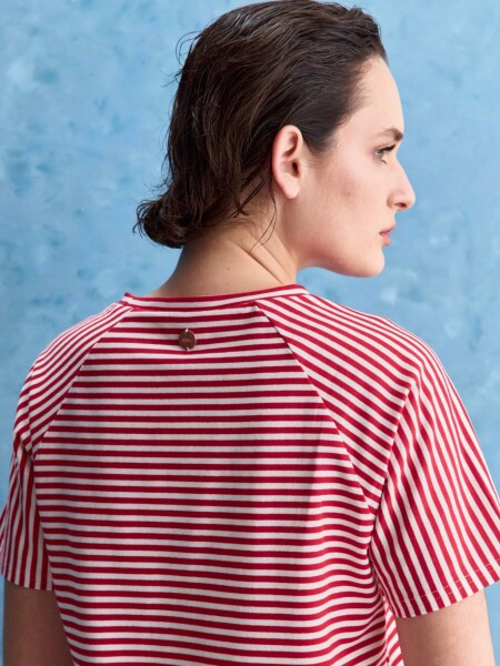 T-SHIRT ALLIE SCALA ROJO BL