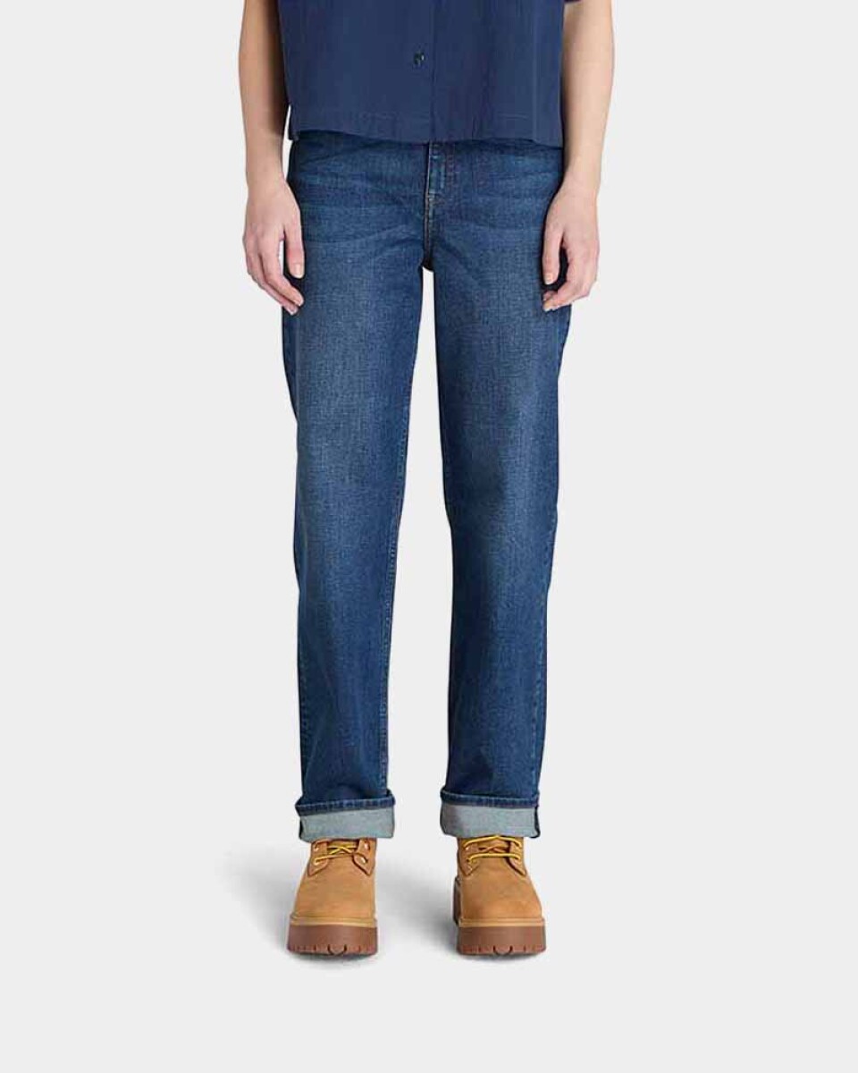 Jean Straight Mujer - Slate Blue 