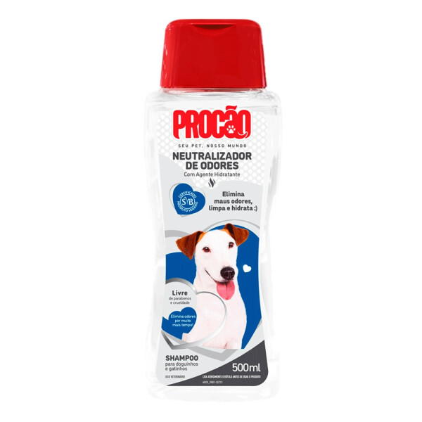 PROCAO SHAMPOO NEUTRALIZADOR DE OLORES FRASCO DE 500 ML PROCAO SHAMPOO NEUTRALIZADOR DE OLORES FRASCO DE 500 ML