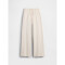 DRAWCORD WIDE LEG PANT IVORY FROST