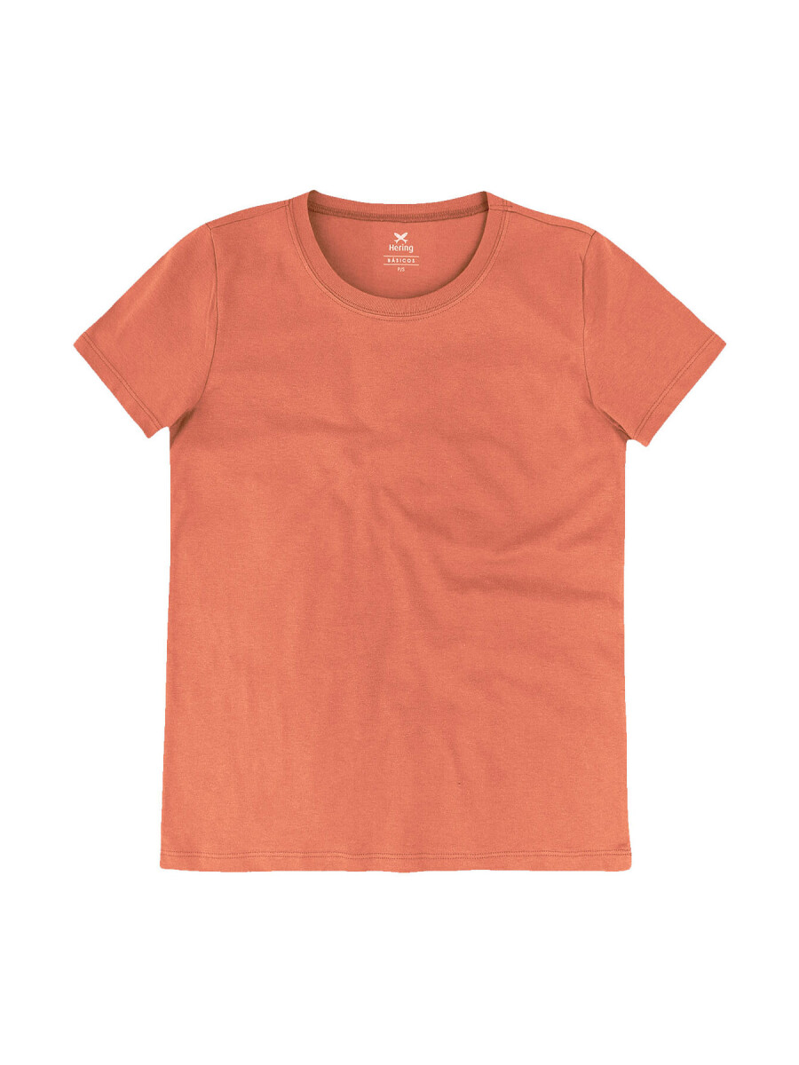 CAMISETA BÁSICA SLIM WORLD - ROSADO 