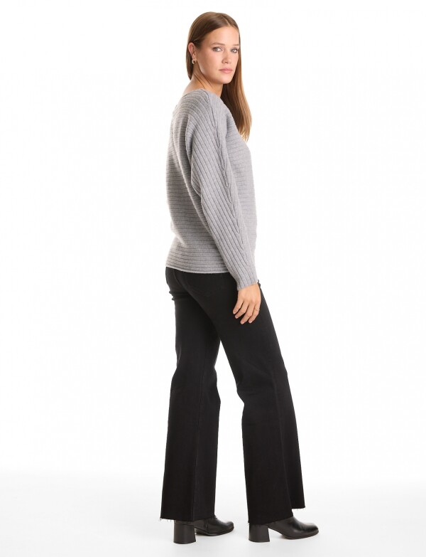 Buzo Ribs Dolman GRIS