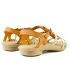 Sandalias Country Tiras Cruzadas de Mujer - 37329 Coco-naranja