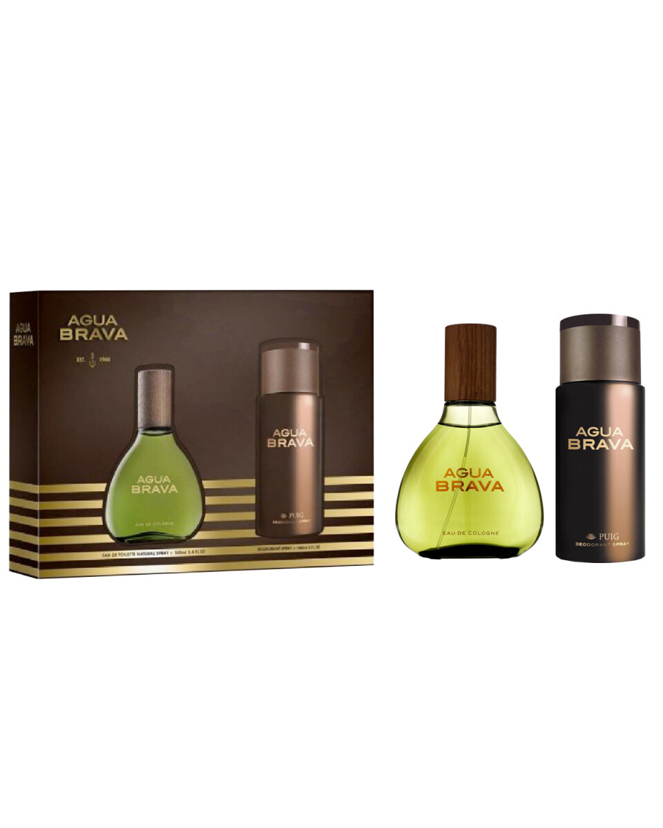 Set perfume Antonio Puig Agua Brava EDC 100ml + Desodorante Original 