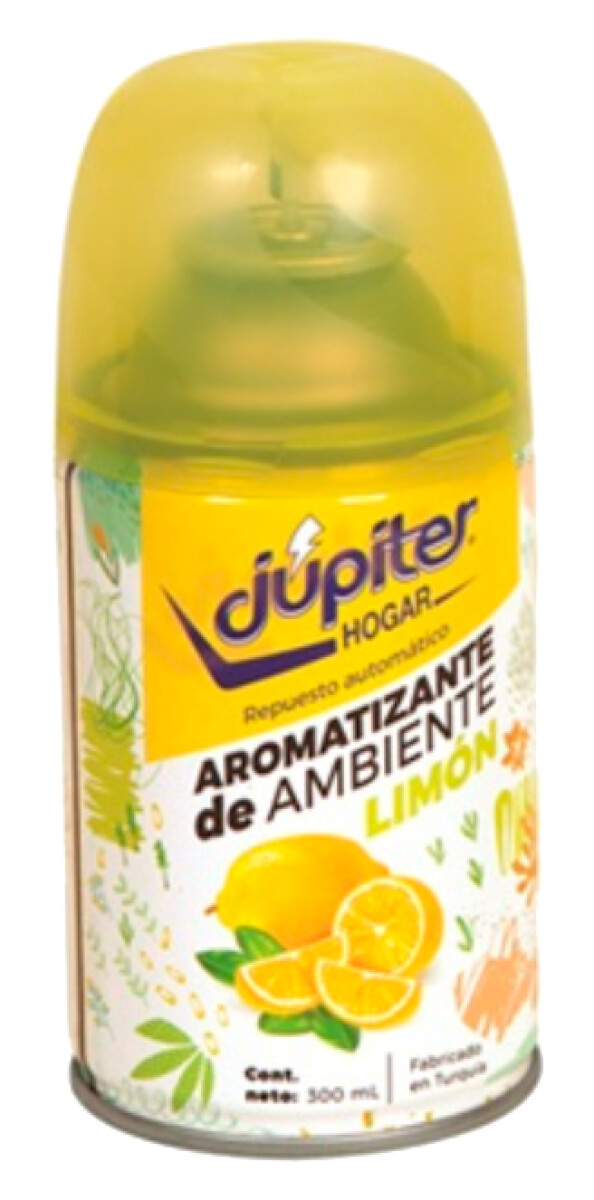 DESODORANTE AMBIENTE JUPITER AUTOMATICO LIMON REPUESTO 300 CC 