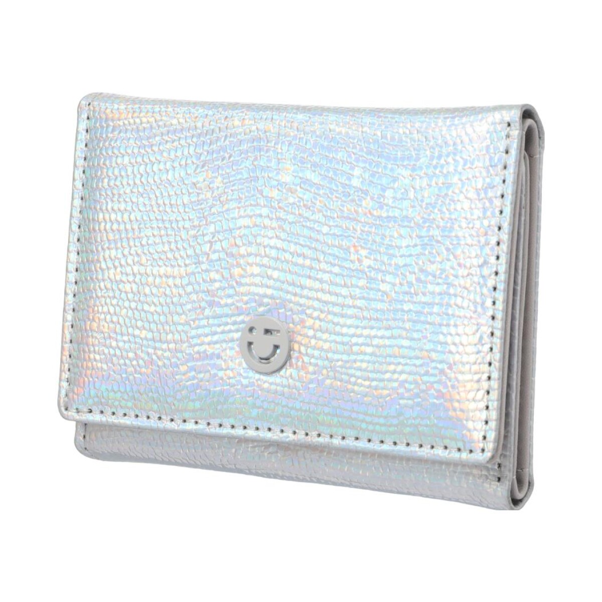 Billetera Shiny - plateado 