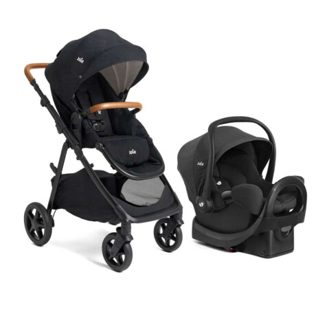 Travel System Joie Ginger + Silla De Auto Rue Con Base Latch Anti-Rebote Negro