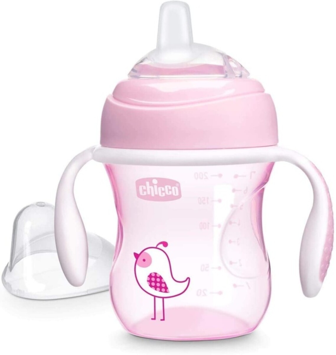 Vaso evolutivo 4m+ CHICCO - rosado 