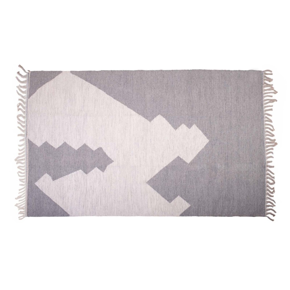 ALFOMBRA YUTE GRIS MOUNTAIN, 160*230, GRIS/NATURAL