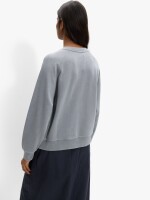 Sudadera De Algodón Con Bordado gris