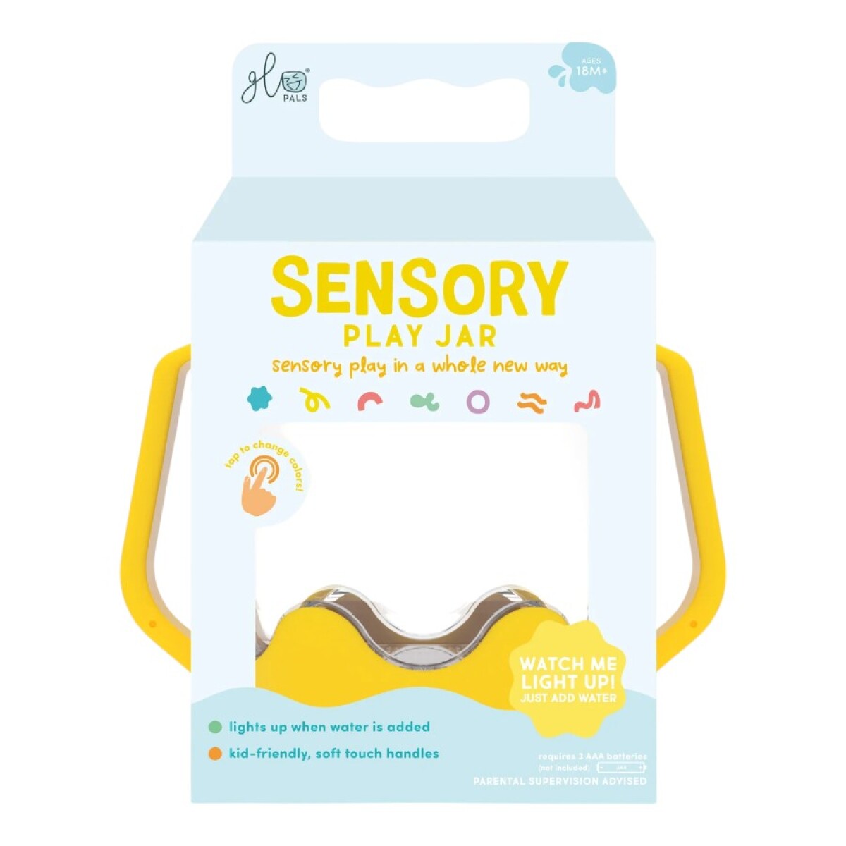 Jarra Sensorial Glo Pals Amarilla 