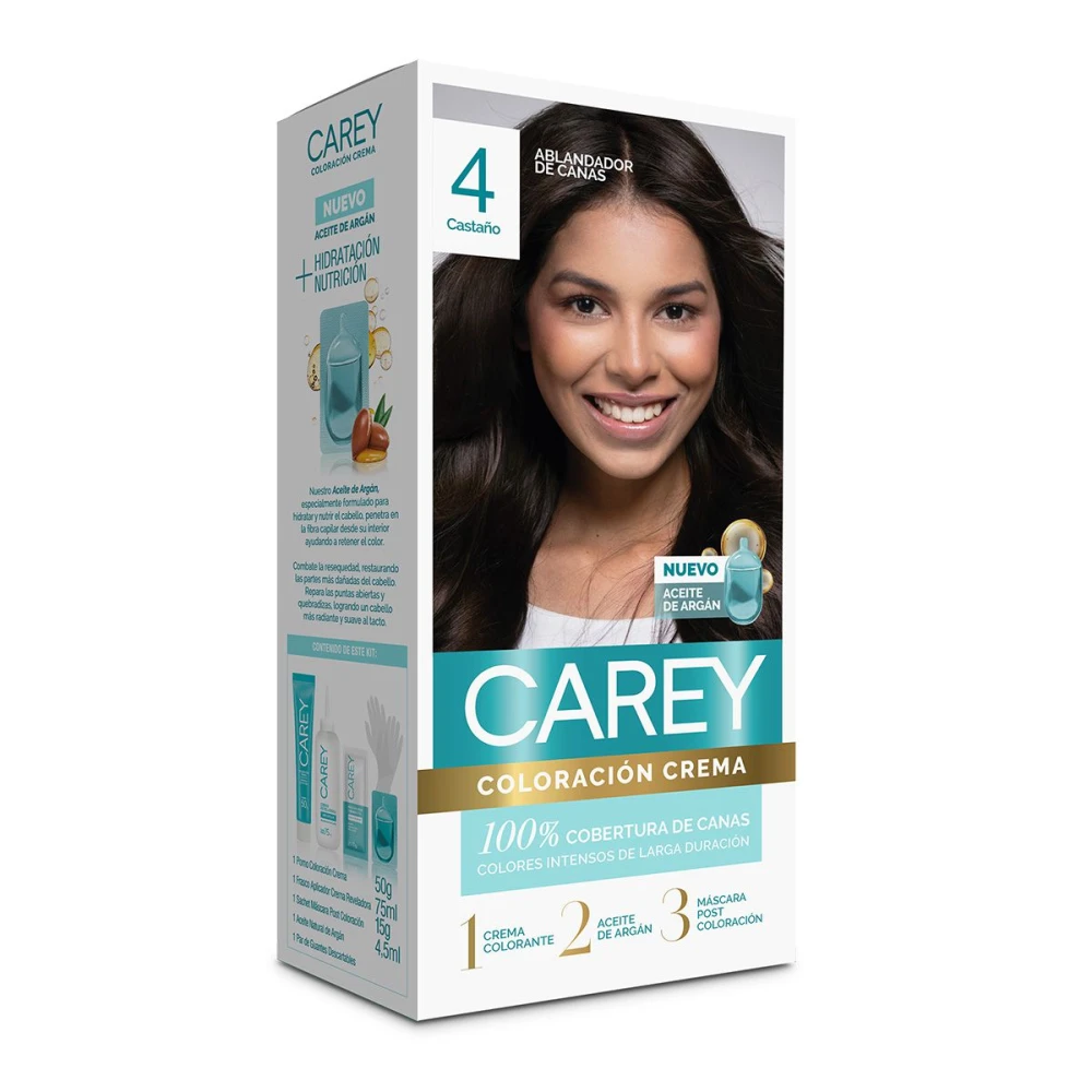 CAREY TINTURA KIT N.4 CASTAÑO CJ