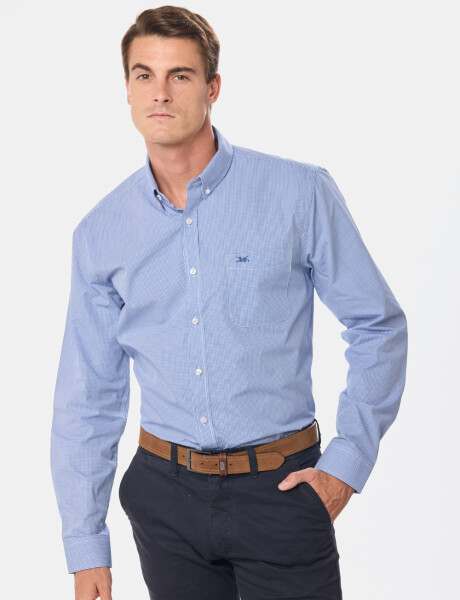 CAMISA CUADROS Azul