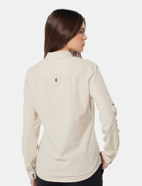 CAMISA DE LINO Beige