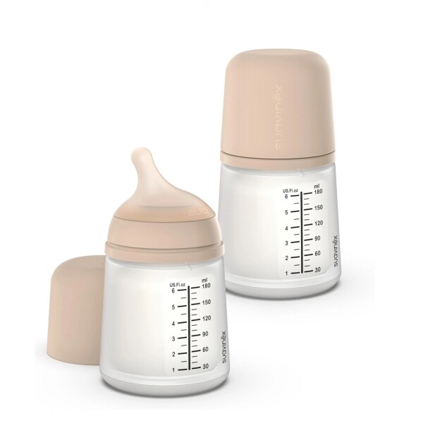 set x2 biberones zero 180ML suavinex set x2 biberones zero 180ML suavinex