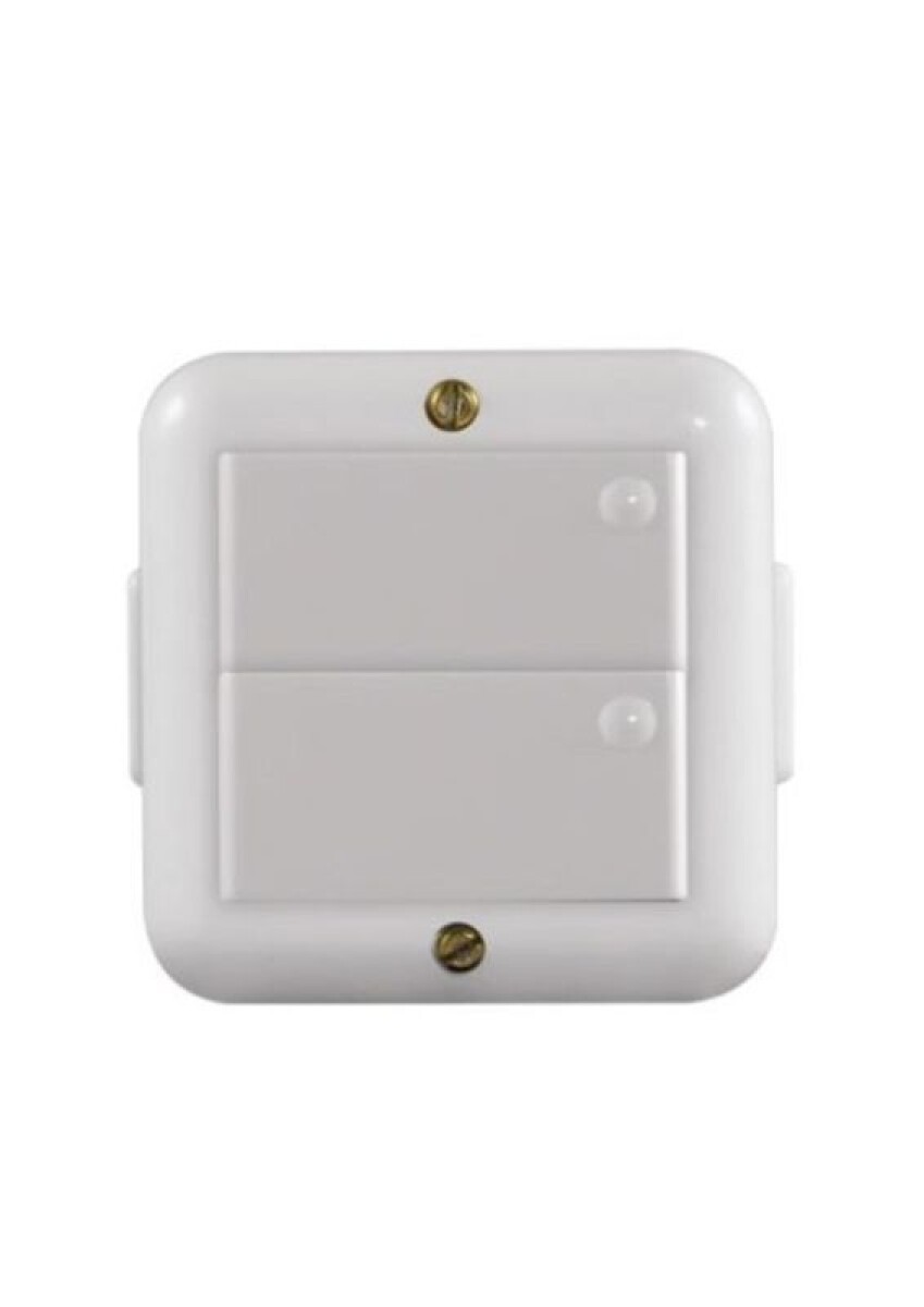 CAJA EXT. 2 MOD + 2 INT UNIPOLAR BLANCA - BLISTER 
