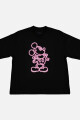 T-shirt de niña teen neon Mickey NEGRO